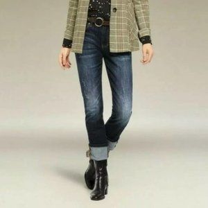 CAbi Style 3561 High Waisted Straight Leg Jeans Size 2